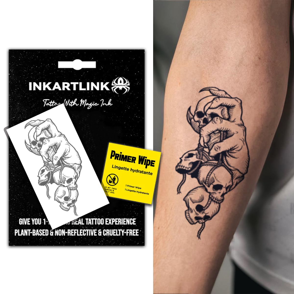 mare、INK RAT REI氏によるマグネットtattooマシーン Amazon.com : INKARTLINK Semi-Permanent Tattoos, Creative Dark